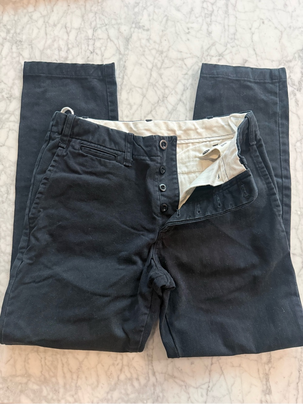 Buck Mason Black Men's Chino Pants
